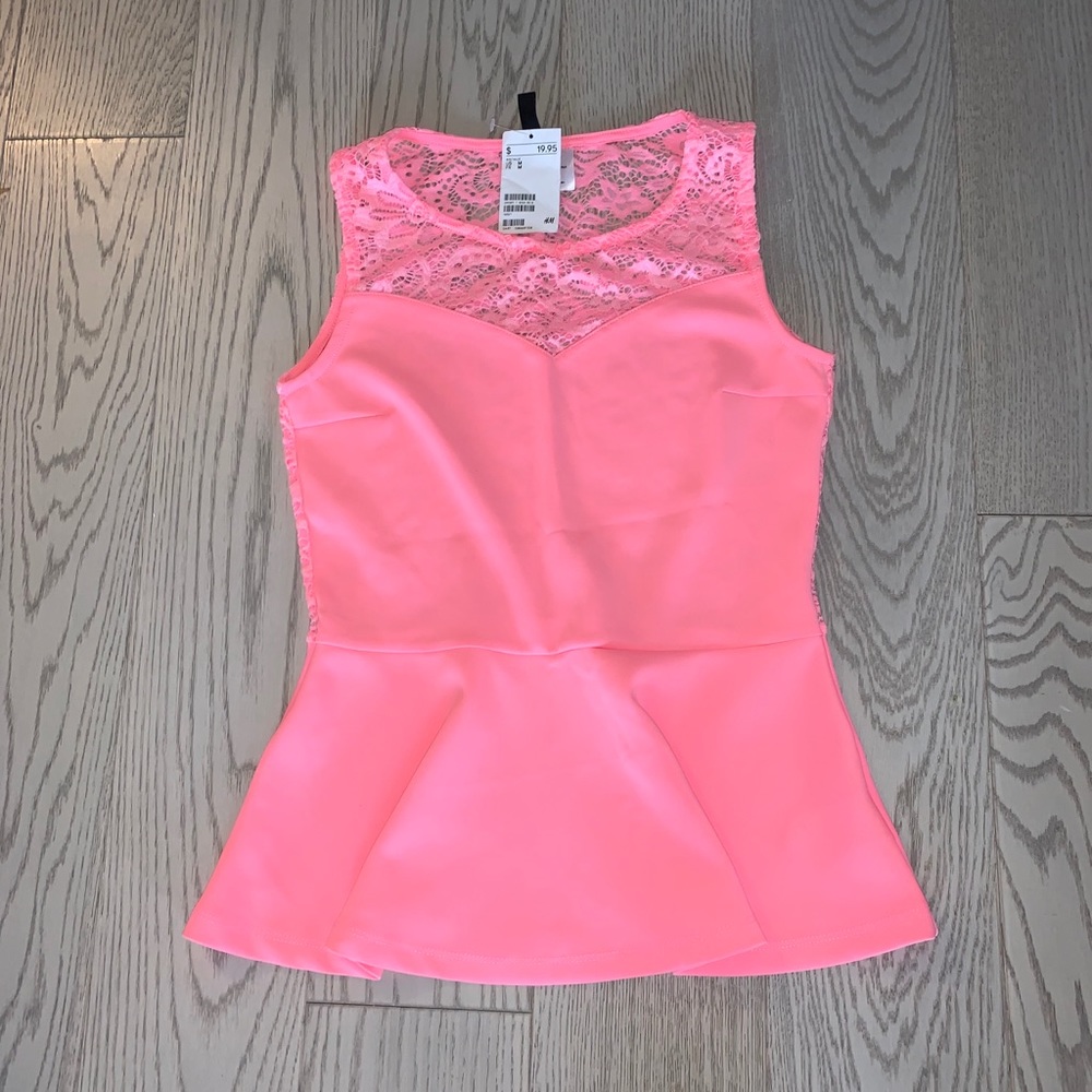 H&M peplum top